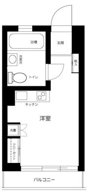 マンション駒場の間取り画像