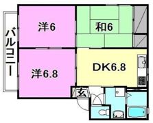 バリュージュ山越の間取り画像