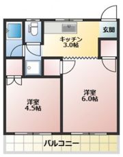 桂マンションⅠの間取り画像