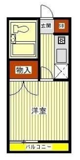 グレイスコーポの間取り画像