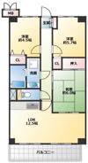 フラグランス原の間取り画像