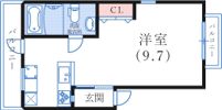 津の峰マンションの間取り画像