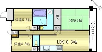 ヴェルデコート矢賀の間取り画像