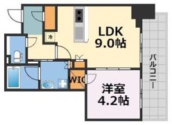 クレストコート靭公園THE CLASSの間取り画像