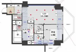 ドゥーエ東池袋の間取り画像