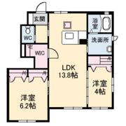 ラ・ルミエール D棟の間取り画像