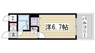 朝日プラザαポート神戸の間取り画像