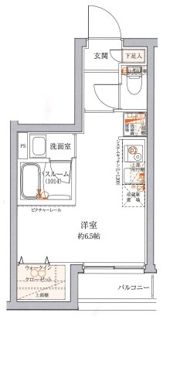 クレヴィスタ品川西大井の間取り画像