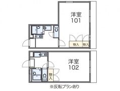 レオパレス白鳳の間取り画像