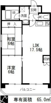 タキマツ第6マンションの間取り画像