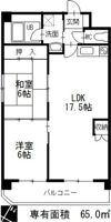 タキマツ第6マンションの間取り画像
