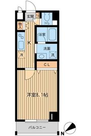 ベルメゾン吉祥寺の間取り画像