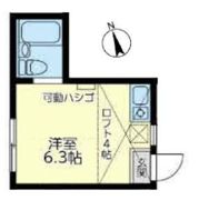 ユナイト花月マジャスタークの間取り画像