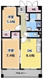 プラシード大宮の間取り画像