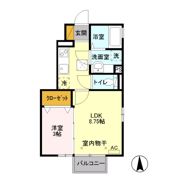 プリムローズ Aの間取り画像