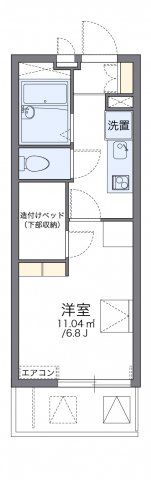 レオパレスひまわりの間取り画像