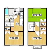 KTハイツの間取り画像