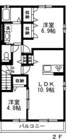 リバーⅠの間取り画像