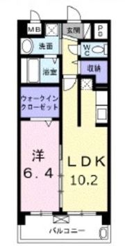アクア Mの間取り画像