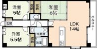 ガーデンビュー天野の間取り画像