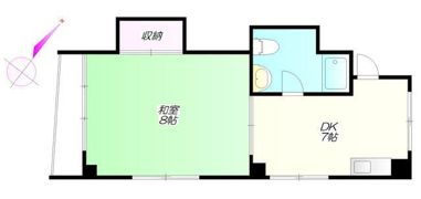 第1村嶋ビルの間取り画像