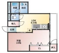 エターナルシティー公園 1号館の間取り画像