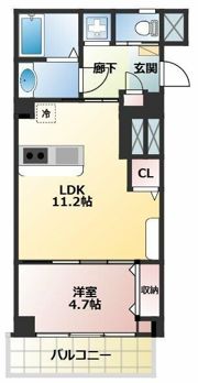 目黒新橋マンションの間取り画像
