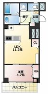 目黒新橋マンションの間取り画像