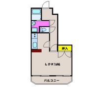 上杉第7ビル西古松の間取り画像