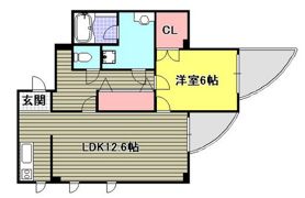 上杉第7ビル西古松の間取り画像
