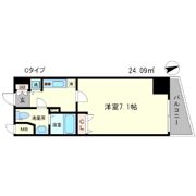 エスリード大阪城公園の間取り画像