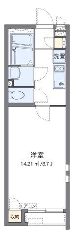 クレイノクエスタⅡの間取り画像