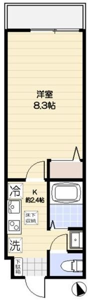 アクアプレイス武蔵小金井の間取り画像