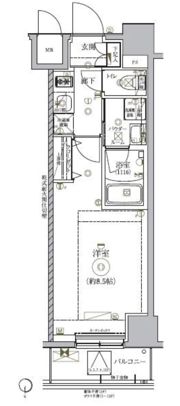 RELUXIA新御徒町の間取り画像