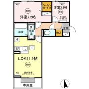 ユーフォリア C棟の間取り画像