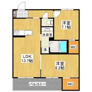 メルヴェイユの間取り画像