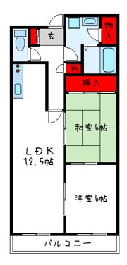 YFヒルズ宮山の間取り画像