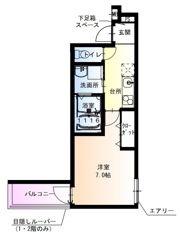 フジパレス東三国Ⅵ番館の間取り画像