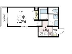 リベルテ横濱の間取り画像