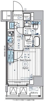 MAXIV横浜吉野町TREの間取り画像