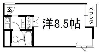下鴨女子学生会館テラッセ糺ノ森の間取り画像
