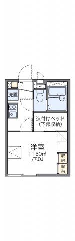レオパレス多摩百草の間取り画像