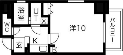 アクティ北浜の間取り画像