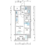 デュオフラッツ仙台木町通エアリの間取り画像