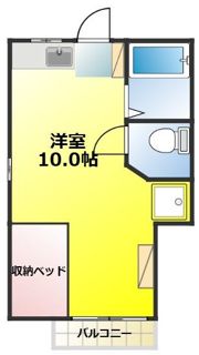六三四ハイツの間取り画像