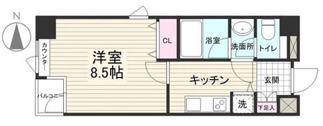 ミモザの間取り画像
