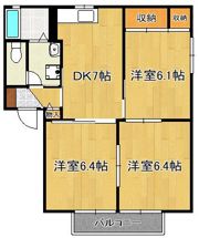 ヴィラ・サンロイヤルCの間取り画像