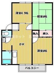 パナハイツドリーム坂出D棟の間取り画像