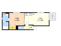メゾンソレイユ南福岡の間取り画像