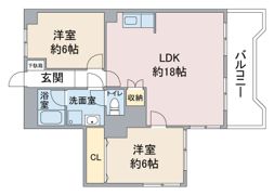 エレヴァールカズミの間取り画像